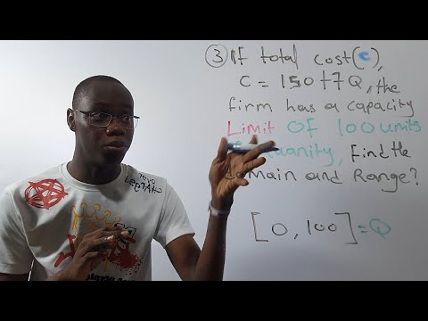 (CBS 211).. Word Problems In Limits And Function [ Domain And Range ]  P.Q   (PART F)