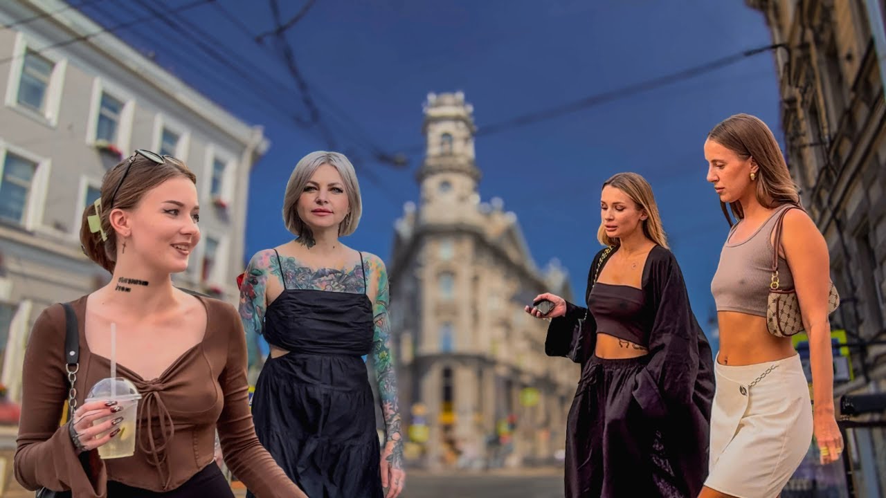 Жара в России 2024! 🔥🌡️🌞 Лето в самой санкционированной стране - Тур по Санкт-Петербургу в 4K HDR