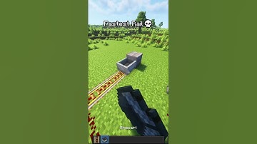 Minecraft Fastest Rail💀#shorts #minecraft #viral #gaming