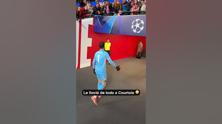 Este encuentro de Courtois con algunos fanáticos del Atlético Madrid. (vía @elalessanchezz) #shorts