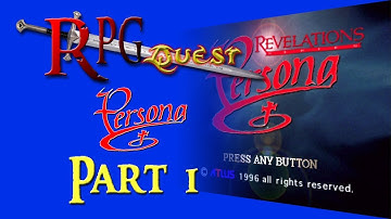 RPG Quest #156: Persona (PS1) Part 1
