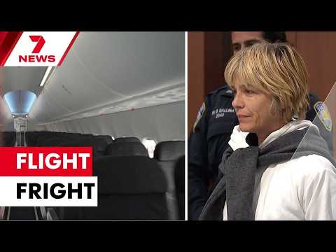 Hollywood actress charged over violent mid-flight meltdown | 7NEWS