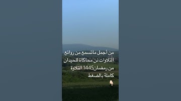 أجمل واروع ماتسمع من تلاوة لأجمل#محاكاه #اللحيدان #للقارئ #عبدالرحمن_ناجي #400 #_shor #اكسبلور
