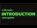 INTRODUCTION