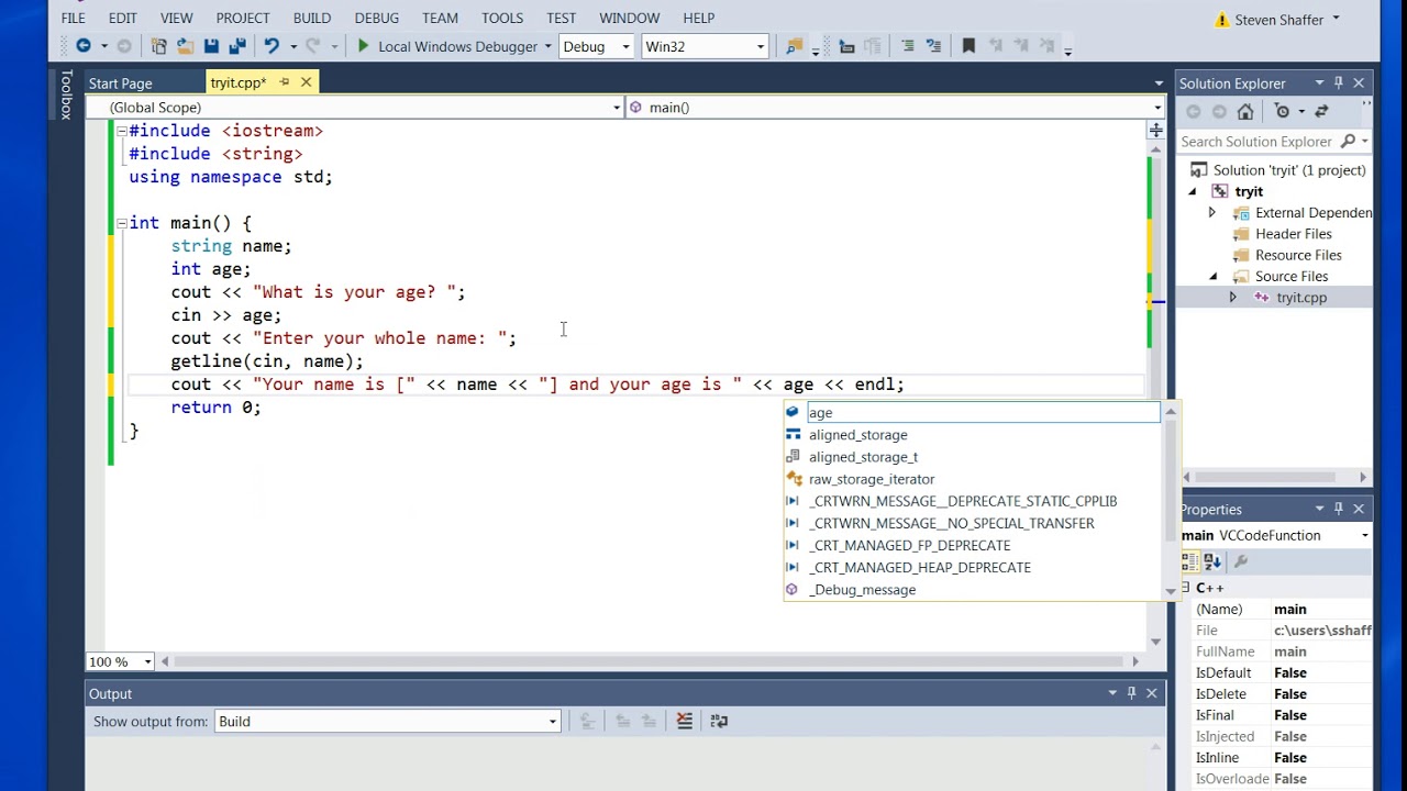 VIDEO 03: GETLINE and CIN.IGNORE() - YouTube
