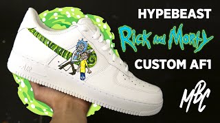 custom air force rick and morty