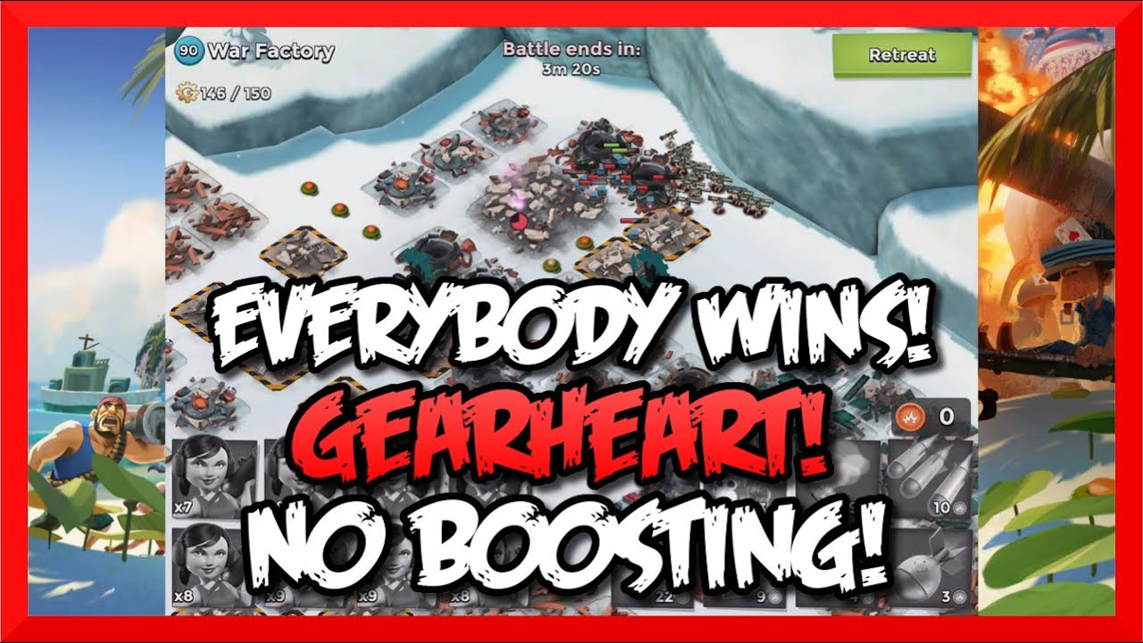Boom Beach EVERYONE WINS! "Colonel Gearheart" Boom Beach Event