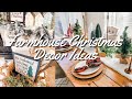 Farmhouse Christmas Decor ideas! Christmas clean and decorate with me