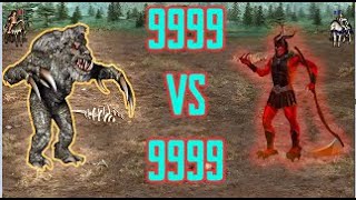 Heroes 3 - 9999 Ancient Behemoths Vs 9999 Arch Devils