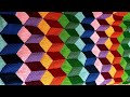 How to crochet 3d blanket afghan or rug free pattern tutorial     