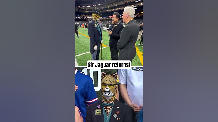 Sir Jaguar made the trip across the pond for Jags@Saints! (via Jaguars/X) #jaguars #jacksonville