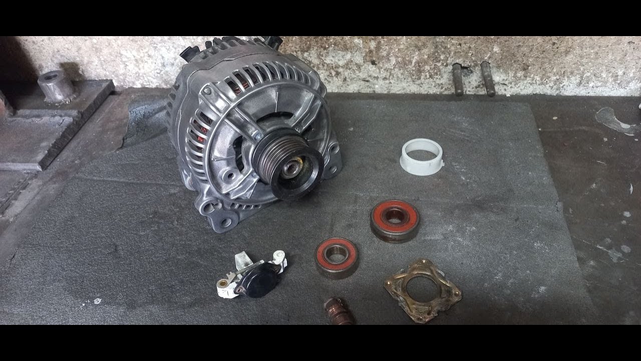 Naprawa alternatora Bosch,wymiana łożysk,regulatora napięcia,komutatora