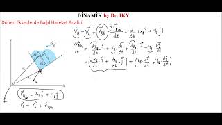 DİNAMİK_DERS 17_Dönen Eksenlerde Bağıl Hareket Analizi Konum, Hız, İvme & CORIOLIS İVMESİ