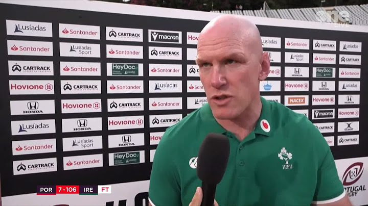 Paul O'Connell after Ireland's record-breaking win over Portugal