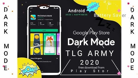 Play Store DARK MODE | Display | Battery saver in OLED | android smartphone | Reduce eye strain |