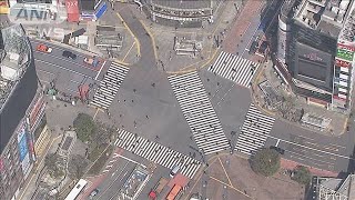 繁華街閑散　百貨店、外食・・・いたるところで臨時休業(20/04/04)