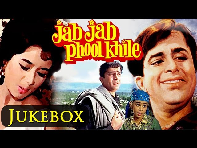 Jab Jab Phool Khile (HD)  - All Songs - Video Jukebox - Shashi Kapoor u0026 Nanda - Evergreen Songs class=