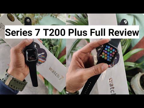 series 7 ( T200 + ) Full Unboxing / how to connect with phone, mobile budget Watch