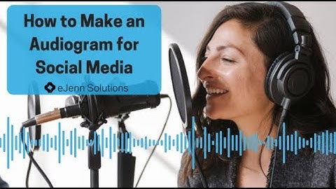 How To Create an AudioGram For Facebook, Instagram and More!