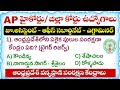 AP High Court Jobs 2026 | ఆంధ్రప్రదేశ్ వన్యప్రాణి సంరక్షణ కేంద్రాలు | AP GK Important Questions 2026
