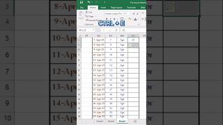 CRTL | Excel 🔥#excel #ctrl @developersguides