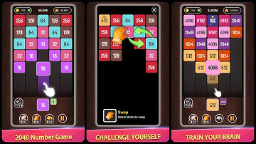 Merge Blocks: X2 Number Legend Game (Gameplay Android)