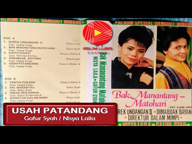 Album Special DANGDUT MINANG  BAK MANANTANG MATOHARI  / GAFUR SYAH ft NISYA LAILA / Full Original class=