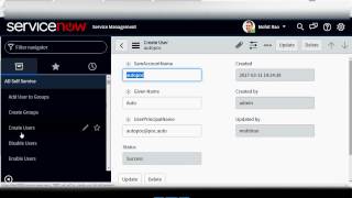 Self Service of IAM using Service Now
