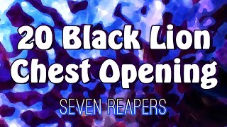 GW2 - 20 Black Lion Chest Opening - Seven Reapers | JessTheStardustCharr