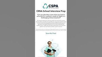 How Would You Answer This In Your #CRNASchool Interview? Subscribe for More! #crna #icunurse
