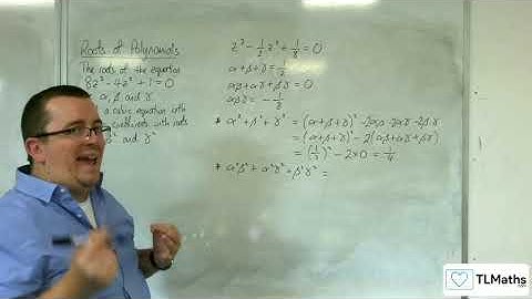A-level Further Maths D2-11 Roots of Polynomials: Cubic Example 4