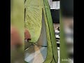 Foldable changing tent unboxing