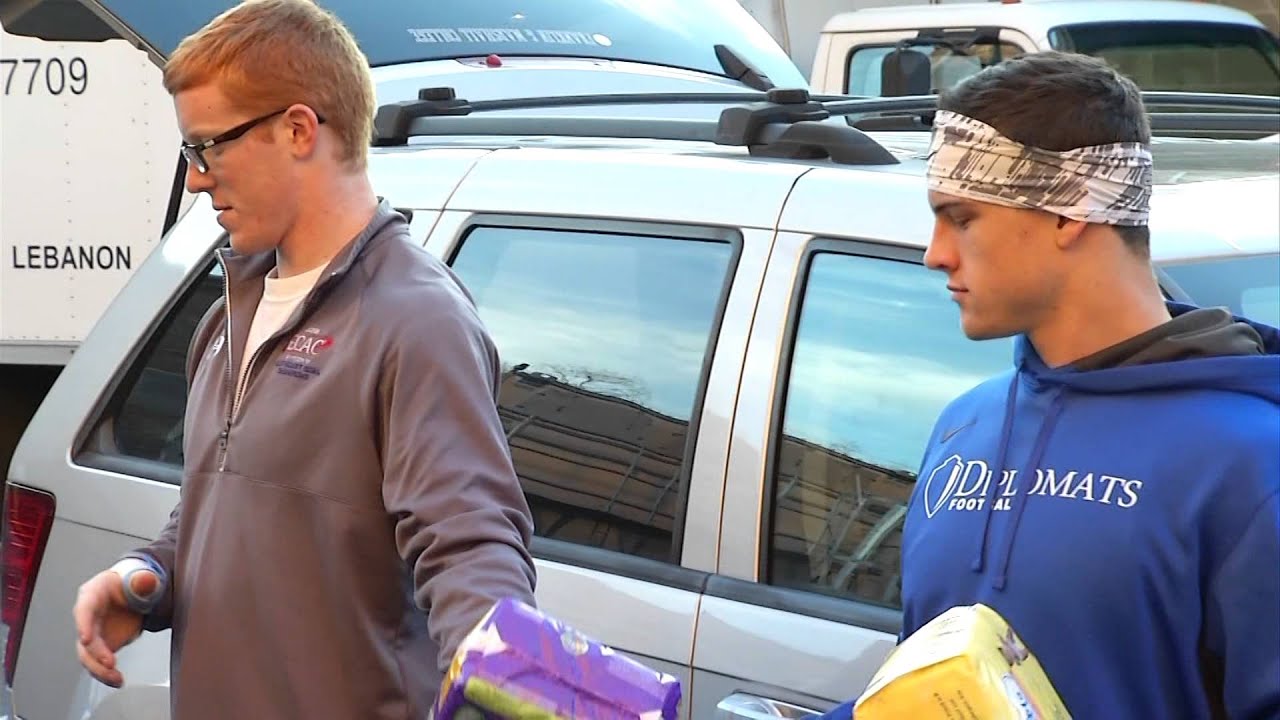 F&M Football Diaper Drive YouTube