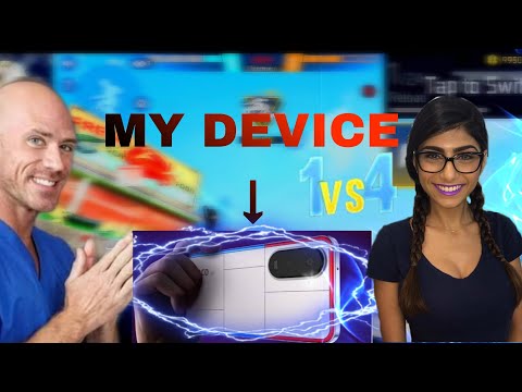 1VS4 IN FREE FIRE MIYA KHALIFA AND JOHNNY SENSE 🤣|