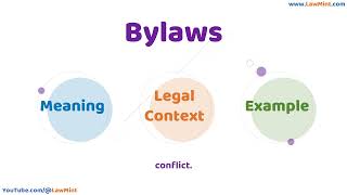 Bylaws Meaning Legal Context & Example Legal Terms Simplified @LawMint
