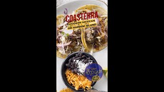 Coasterra Modern Mexican on Harbor Island in San Diego has tasty food and (sometimes) amazing views!