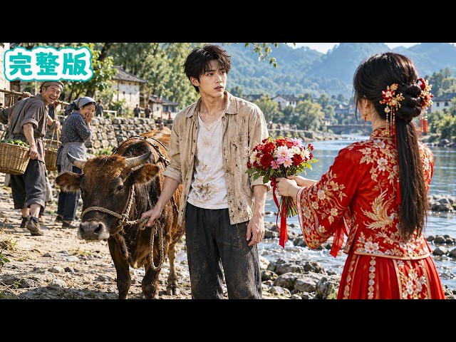 全村笑她二婚還嫁窮光棍，誰知新郎竟是隱藏首富，婚後生下一對龍鳳胎！從此命運改變！#全集短劇 #甜寵 #總裁