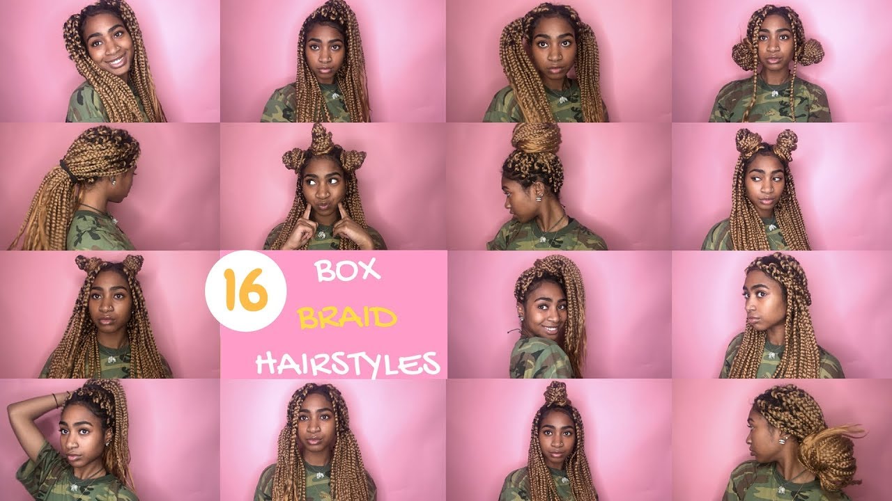 16 Box Braid Hairstyles Cute Easy Ways To Style Box Braids