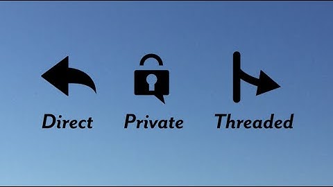 Private, Direct, and Threaded Comments