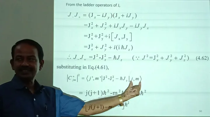 L.4.2 Matrix representations of J+, J-,Jx and Jy (Part 2 )