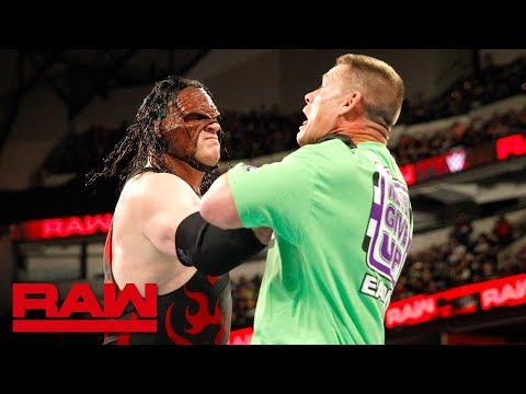 John Cena incites the wrath of Kane after insulting The Undertaker: Raw, March 19, 2018