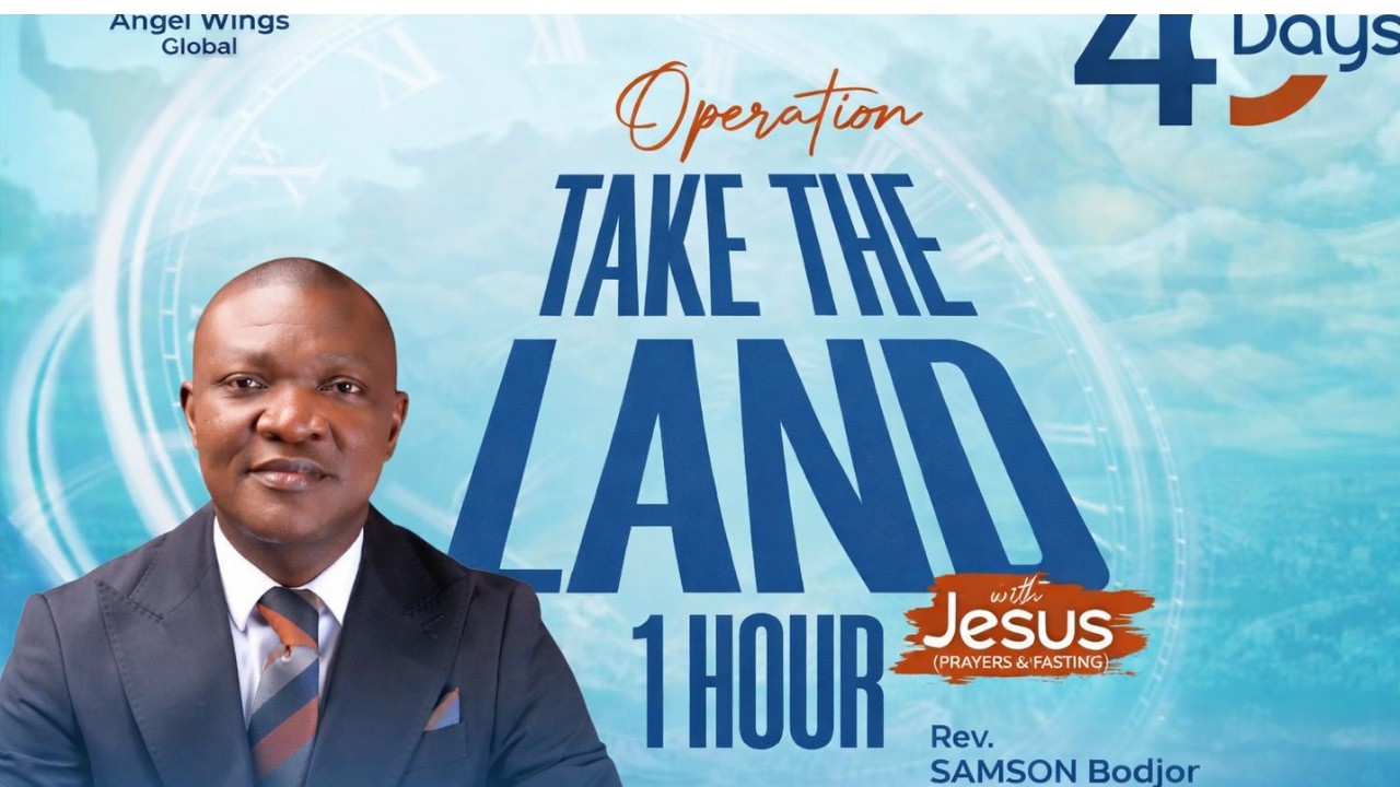 40 DAYS ONE HOUR WITH JESUS || DAY 15 || REV. SAMSON BODJOR || ANGEL WINGS GLOBAL || 11-03-2026