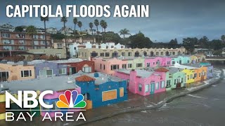 Strong waves batter Capitola