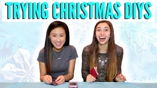TESTING PINTEREST CHRISTMAS CRAFTS & DIYS | Vlogtorial #1