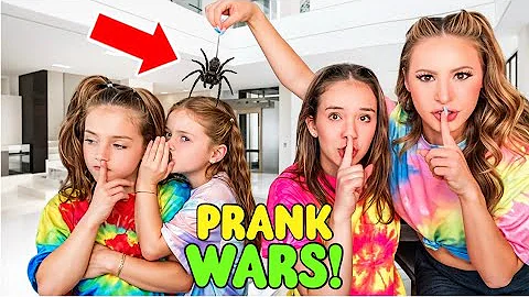 PRANK WARS 🤪🤫 KAYLA & KALLI VS ALANA & HALLIE @HallieOnStage114 ​⁠@agset211 #pranks #cute #trend thumbnail