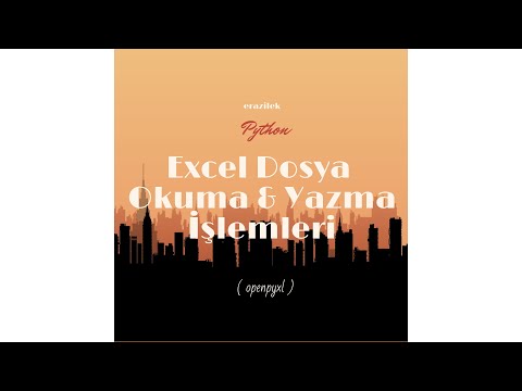 Python Excel Dosya