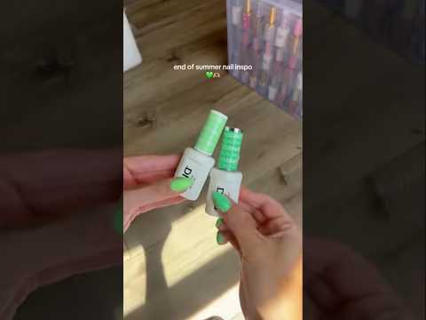 Dndgel Summernails Greennails Nailinspo Dndgel Dndgelpolish Dndgelpartner Short Shorts
