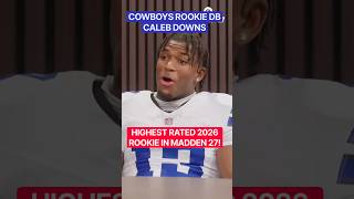 CALEB DOWNS ✭ #COWBOYS DB IS THE HIGHEST RANKED ROOKIE ON #MADDEN 🔥 EA Sports #Surprise Him 👀 #NFL