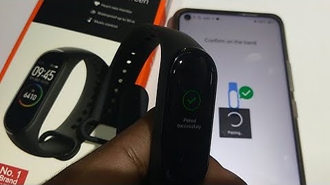 How to connect xiaomi MI band 4 / xiaomi band 4 mobile phone se connect Kaise Kare