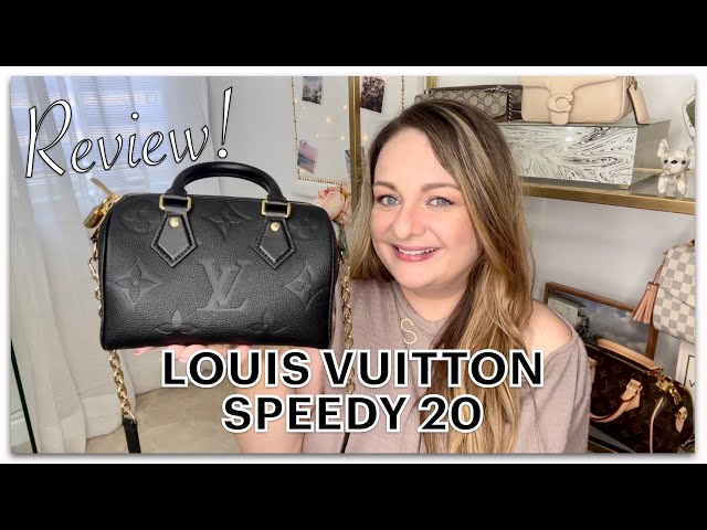 Speedy Bandoulière 20 Monogram Empreinte Leather - Women